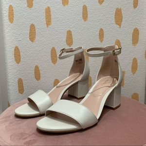 SOLD Strappy white sandals